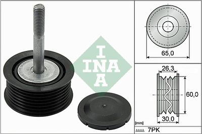 Deflection/Guide Pulley, V-ribbed belt Schaeffler INA 532 0793 10