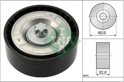 Deflection/Guide Pulley, V-ribbed belt Schaeffler INA 532 0798 10