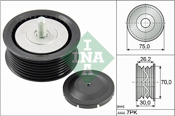 Schaeffler INA 532 0800 10 Deflection/Guide Pulley, V-ribbed belt