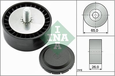 Deflection/Guide Pulley, V-ribbed belt Schaeffler INA 532 0802 10