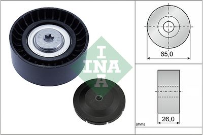 Deflection/Guide Pulley, V-ribbed belt Schaeffler INA 532 0804 10