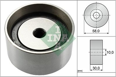 Deflection Pulley/Guide Pulley, timing belt Schaeffler INA 532 0807 10