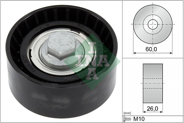 Schaeffler INA 532 0868 10 Deflection/Guide Pulley, V-ribbed belt