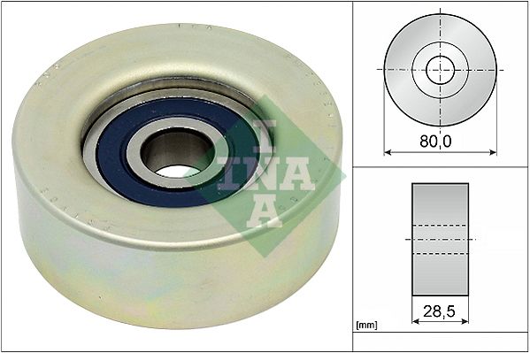 Schaeffler INA 532 0873 20 Deflection/Guide Pulley, V-ribbed belt