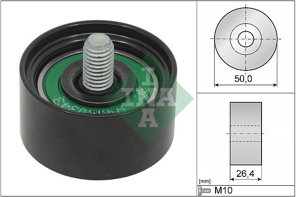 Schaeffler INA 532 0875 10 Deflection/Guide Pulley, V-ribbed belt