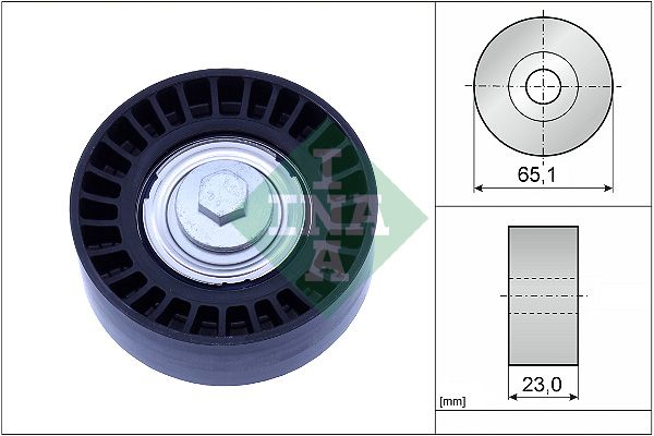 Schaeffler INA 532 0882 10 Deflection/Guide Pulley, V-ribbed belt