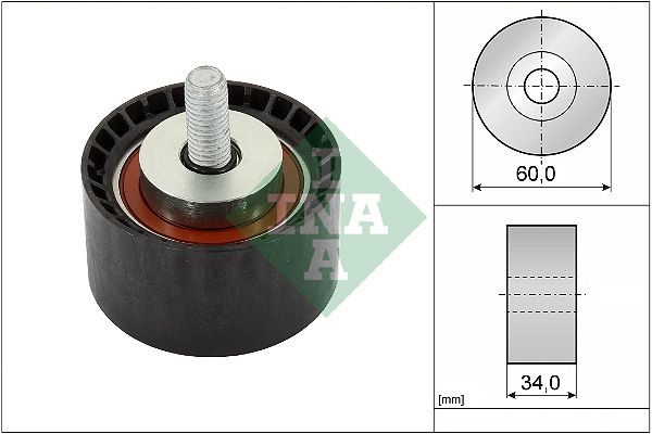Schaeffler INA 532 0888 10 Deflection Pulley/Guide Pulley, timing belt