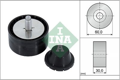 Deflection/Guide Pulley, V-ribbed belt Schaeffler INA 532 0890 10