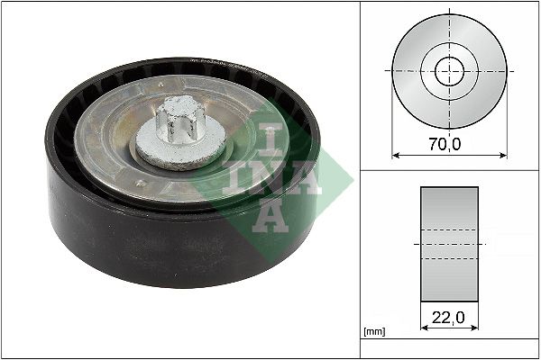 Schaeffler INA 532 0895 10 Deflection/Guide Pulley, V-ribbed belt