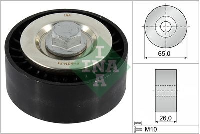 Deflection/Guide Pulley, V-ribbed belt Schaeffler INA 532 0896 10