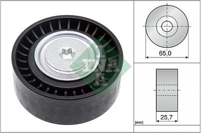 Deflection/Guide Pulley, V-ribbed belt Schaeffler INA 532 0907 10