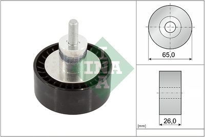 Deflection/Guide Pulley, V-ribbed belt Schaeffler INA 532 0908 10