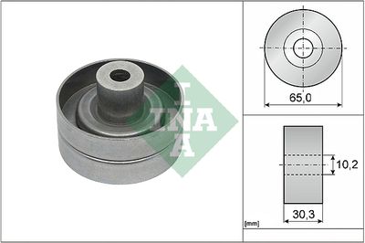 Deflection/Guide Pulley, V-ribbed belt Schaeffler INA 532 0910 10