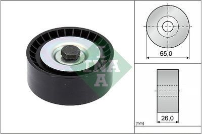 Deflection/Guide Pulley, V-ribbed belt Schaeffler INA 532 0916 10