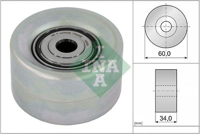 Deflection/Guide Pulley, V-ribbed belt Schaeffler INA 532 0921 10