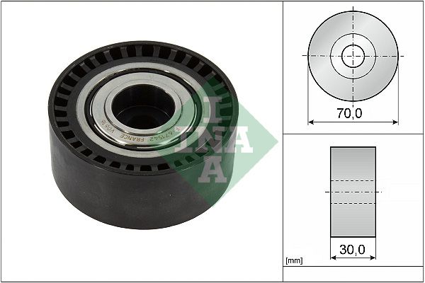 Schaeffler INA 532 0923 10 Deflection/Guide Pulley, V-ribbed belt