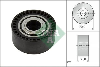 Deflection/Guide Pulley, V-ribbed belt Schaeffler INA 532 0923 10