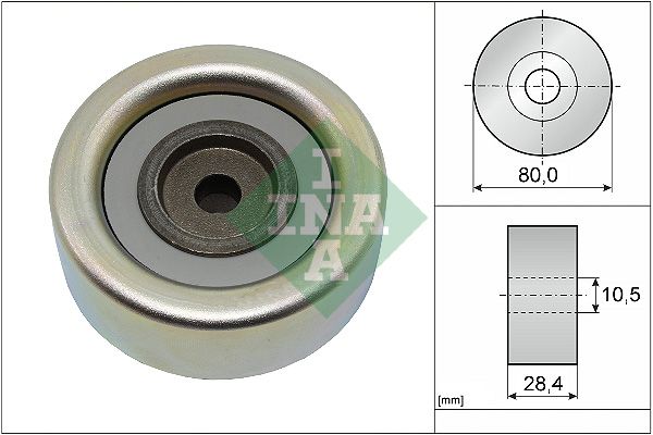 Schaeffler INA 532 0933 10 Deflection/Guide Pulley, V-ribbed belt