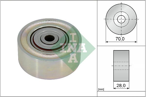 Schaeffler INA 532 0934 10 Deflection/Guide Pulley, V-ribbed belt