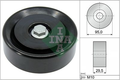 Deflection/Guide Pulley, V-ribbed belt Schaeffler INA 532 0959 10