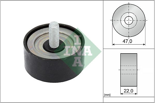 Schaeffler INA 532 1001 10 Deflection/Guide Pulley, V-ribbed belt