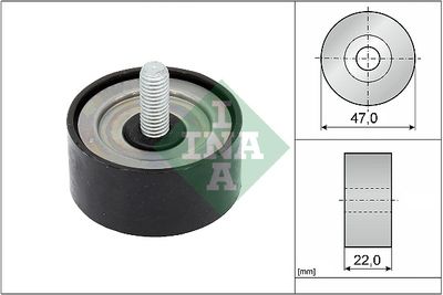 Deflection/Guide Pulley, V-ribbed belt Schaeffler INA 532 1001 10