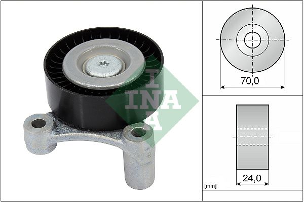 Schaeffler INA 532 1002 10 Deflection/Guide Pulley, V-ribbed belt