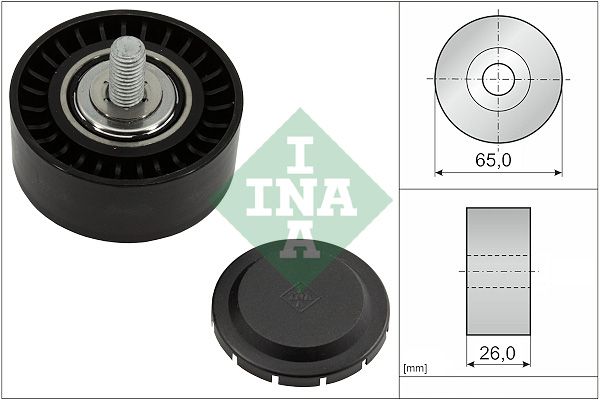 Schaeffler INA 532 1113 10 Deflection/Guide Pulley, V-ribbed belt