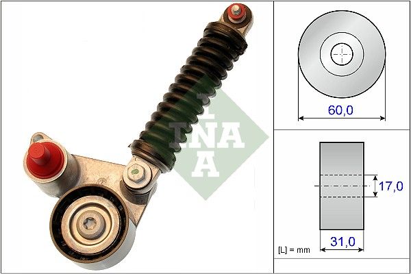Schaeffler INA 533 0107 10 Belt Tensioner, V-ribbed belt