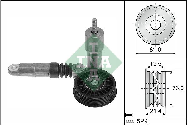 Schaeffler INA 534 0014 10 Belt Tensioner, V-ribbed belt