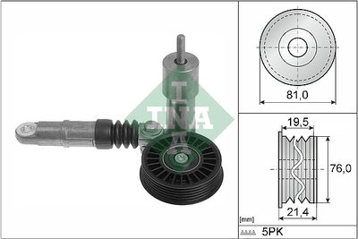 Belt Tensioner, V-ribbed belt Schaeffler INA 534 0014 10