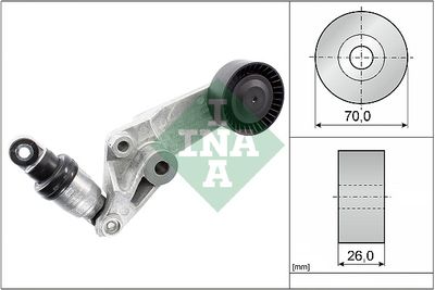 Belt Tensioner, V-ribbed belt Schaeffler INA 534 0016 10