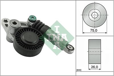 Belt Tensioner, V-ribbed belt Schaeffler INA 534 0098 10