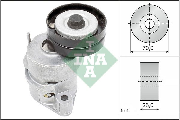 Schaeffler INA 534 0102 30 Belt Tensioner, V-ribbed belt