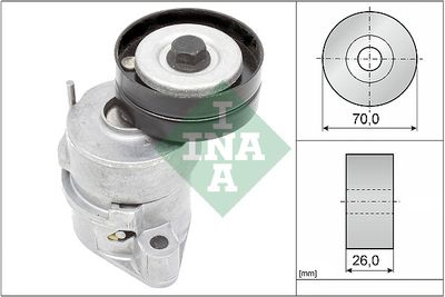 Belt Tensioner, V-ribbed belt Schaeffler INA 534 0102 30