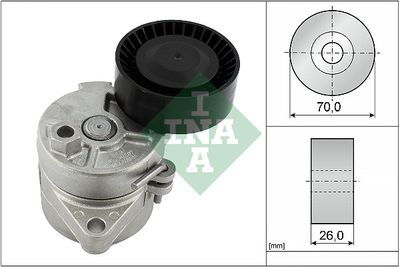 Belt Tensioner, V-ribbed belt Schaeffler INA 534 0104 10