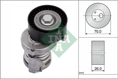 Belt Tensioner, V-ribbed belt Schaeffler INA 534 0123 20