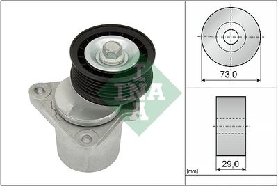 Belt Tensioner, V-ribbed belt Schaeffler INA 534 0128 20