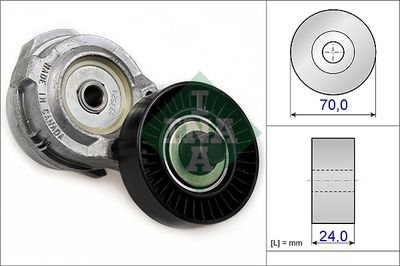 Belt Tensioner, V-ribbed belt Schaeffler INA 534 0137 30