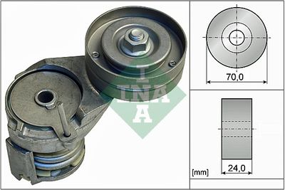 Belt Tensioner, V-ribbed belt Schaeffler INA 534 0138 30