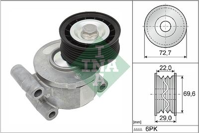 Belt Tensioner, V-ribbed belt Schaeffler INA 534 0249 10