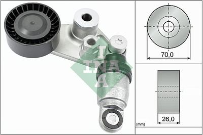 Belt Tensioner, V-ribbed belt Schaeffler INA 534 0297 10