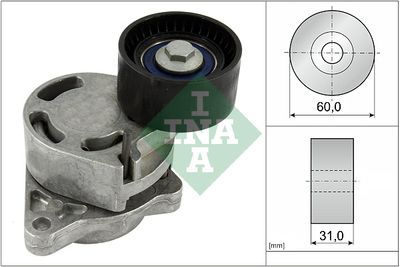 Belt Tensioner, V-ribbed belt Schaeffler INA 534 0317 10