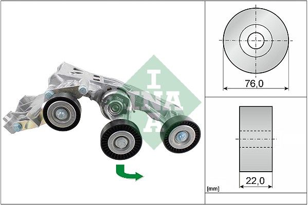 Schaeffler INA 534 0338 10 Belt Tensioner, V-ribbed belt