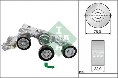 Belt Tensioner, V-ribbed belt Schaeffler INA 534 0338 10