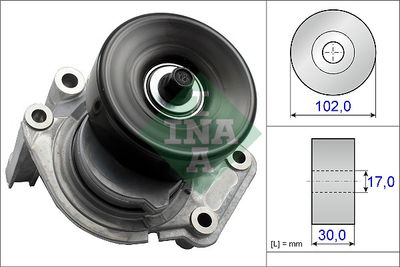 Belt Tensioner, V-ribbed belt Schaeffler INA 534 0350 10