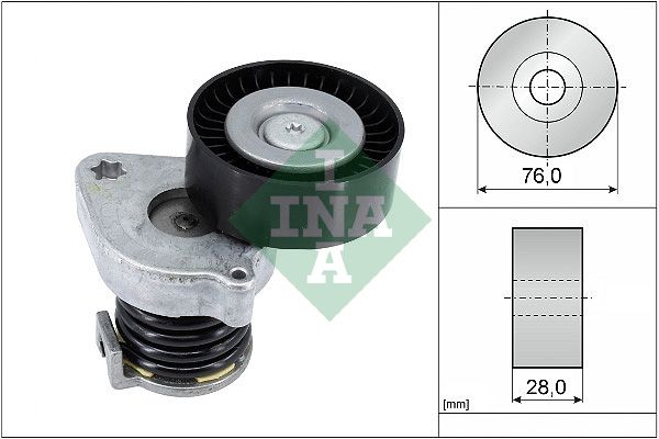 Schaeffler INA 534 0370 10 Belt Tensioner, V-ribbed belt