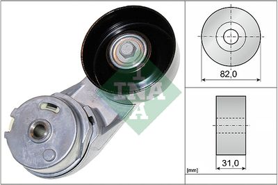 Belt Tensioner, V-ribbed belt Schaeffler INA 534 0372 10