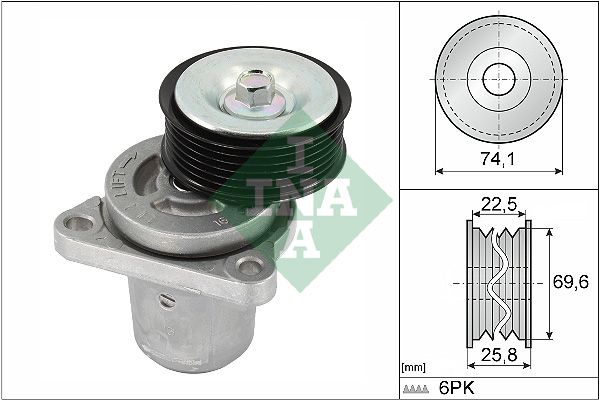 Schaeffler INA 534 0406 10 Belt Tensioner, V-ribbed belt