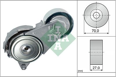 Belt Tensioner, V-ribbed belt Schaeffler INA 534 0408 10
